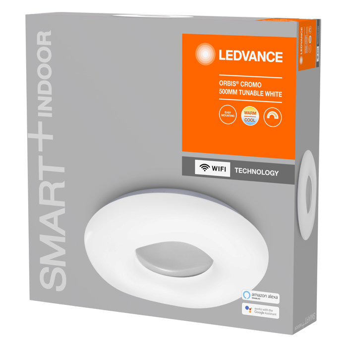 Ledvance SMART+ Orbis Cromo taklampe - Ø50 cm